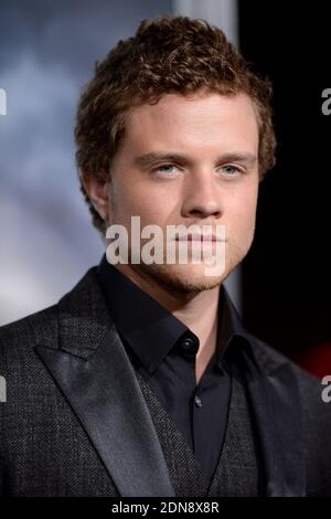 Jonny Weston partecipa alla prima di Paramount Pictures Project Almanac al TCL Chinese Theatre di Los Angeles, CA, USA, il 27 gennaio 2015. Foto di Lionel Hahn/ABACAPRESS.COM Foto Stock