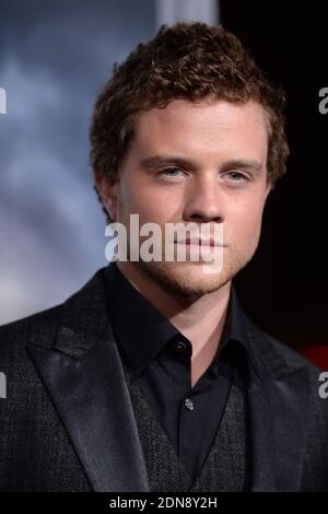 Jonny Weston partecipa alla prima di Paramount Pictures Project Almanac al TCL Chinese Theatre di Los Angeles, CA, USA, il 27 gennaio 2015. Foto di Lionel Hahn/ABACAPRESS.COM Foto Stock