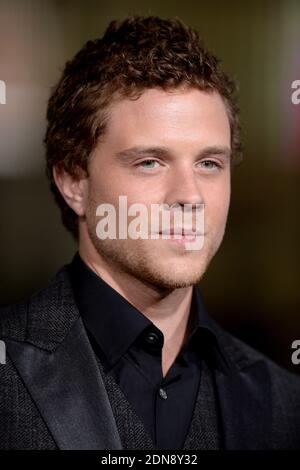 Jonny Weston partecipa alla prima di Paramount Pictures Project Almanac al TCL Chinese Theatre di Los Angeles, CA, USA, il 27 gennaio 2015. Foto di Lionel Hahn/ABACAPRESS.COM Foto Stock