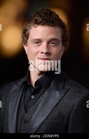 Jonny Weston partecipa alla prima di Paramount Pictures Project Almanac al TCL Chinese Theatre di Los Angeles, CA, USA, il 27 gennaio 2015. Foto di Lionel Hahn/ABACAPRESS.COM Foto Stock