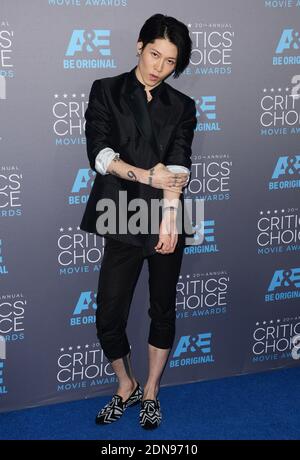 Miyavi attends the 20th annual Critics' Choice Movie Awards at the Hollywood Palladium on January 15, 2015 in Los Angeles, CA, USA. Photo by Lionel Hahn/ABACAPRESS.COM Stock Photo