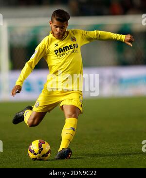 Jonathan Dos SantosVillarreal durante la partita di calcio della lega spagnola, Elche FC vs Villarreal CFat lo stadio Martinez Valero di Elche, in Spagna, il 3 gennaio 2015. Foto di Giuliano Bevilacqua/ABACAPRESS.COM Foto Stock