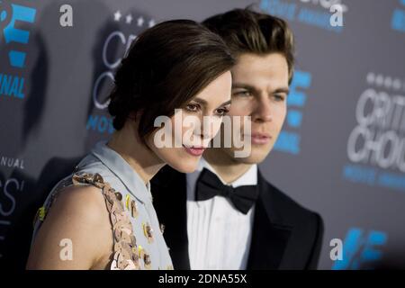 Keira Knightley and musician James Righton attend the 20th annual Critics' Choice Movie Awards at the Hollywood Palladium on January 15, 2015 in Los Angeles, CA, USA. Photo by Lionel Hahn/ABACAPRESS.COM Foto Stock