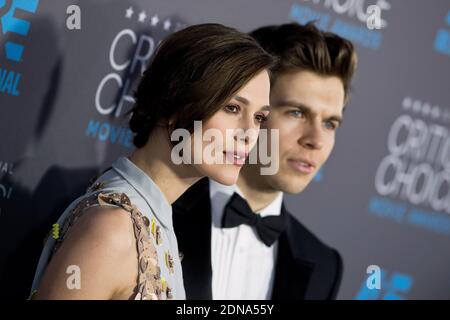 Keira Knightley and musician James Righton attend the 20th annual Critics' Choice Movie Awards at the Hollywood Palladium on January 15, 2015 in Los Angeles, CA, USA. Photo by Lionel Hahn/ABACAPRESS.COM Foto Stock