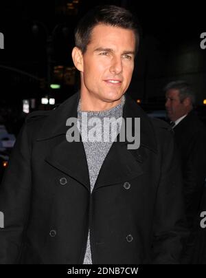 Manhattan, United States Of America. 20th Dec, 2011. NEW YORK, NY - DECEMBER 19: Tom Cruise arrives for the 'Late Show With David Letterman' at the Ed Sullivan Theater on December 19, 2011 in New York City. People: Tom Cruise Credit: Storms Media Group/Alamy Live News Stock Photo