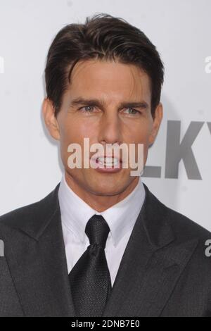 Manhattan, Stati Uniti d'America. 15 Dic 2008. NEW YORK - DICEMBRE 15: L'attore Tom Cruise partecipa alla prima di 'Valkyrie' alla Rose Hall all'interno del Time Warner Center il 15 Dicembre 2008 a New York City People: Tom Cruise Credit: Storms Media Group/Alamy Live News Foto Stock