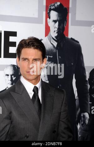 Manhattan, Stati Uniti d'America. 15 Dic 2008. NEW YORK - DICEMBRE 15: L'attore Tom Cruise partecipa alla prima di 'Valkyrie' alla Rose Hall all'interno del Time Warner Center il 15 Dicembre 2008 a New York City People: Tom Cruise Credit: Storms Media Group/Alamy Live News Foto Stock