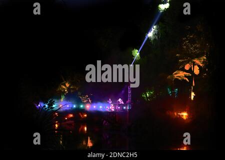 Festival delle luci, Taranaki, Nuova Zelanda, New Plymouth Foto Stock
