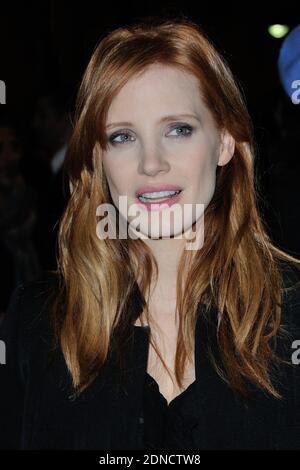 Jessica Chastain arrives to the Givenchy Fall/Winter 2015-2016 Ready-To-Wear collection show in Paris , France, on March 8, 2015. Photo by Alban Wyters/ABACAPRESS.COM Stock Photo