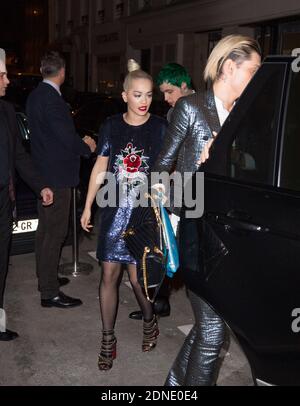 RITA ORA ET RICHARD HILFIGER 'RICKY HIL' - TOMMY HILFIGER DOPO LA FESTA AUX BAINS DOUCHES UNA Parigi Foto di Nasser Berzane/ABACAPRESS.COM Foto Stock