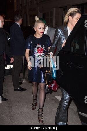 RITA ORA ET RICHARD HILFIGER 'RICKY HIL' - TOMMY HILFIGER DOPO LA FESTA AUX BAINS DOUCHES UNA Parigi Foto di Nasser Berzane/ABACAPRESS.COM Foto Stock