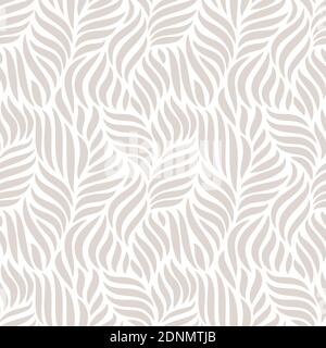 Astratto grigio senza cuciture motivo floreale sfondo vettoriale Illustrazione Vettoriale