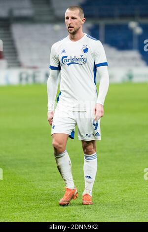 Copenaghen, Danimarca. 17 Dicembre 2020. Kamil Wilczek (9) del FC Copenhagen visto durante la partita Danese della Sydbank Cup tra il FC Copenhagen e il FC Midtjylland al Parken di Copenaghen. (Photo Credit: Gonzales Photo/Alamy Live News Foto Stock