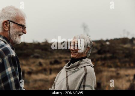 Felice coppia senior insieme Foto Stock