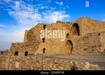 Crociato Castello di Kerak in Giordania Foto Stock