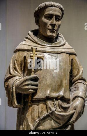 Italia Emilia Romagna Bologna - Palazzo Ghisilardi-Fava - Arte medievale Museo - sculture del Palazzo della Mercanzia Foto Stock