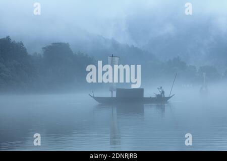 Lishui, contea di Zhejiang yunhe Foto Stock