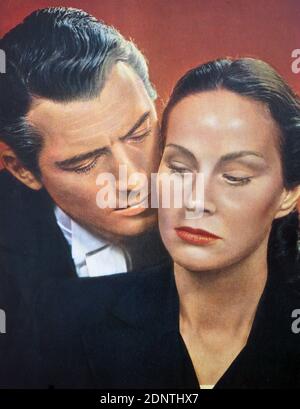 Film ancora da 'il caso di Paradine' con Alida Valli, Louis Jourdan, Gregory Peck e Ann Todd. Foto Stock