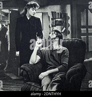 Film tratto da 'Demire Me' con Richard Hart, Greer Garson, Robert Mitchum e George Zucco. Foto Stock