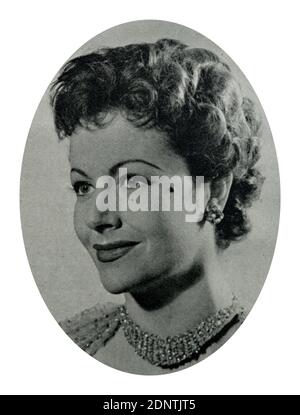Fotografia di Margaret Lockwood (1916-1990) un'attrice inglese. Foto Stock