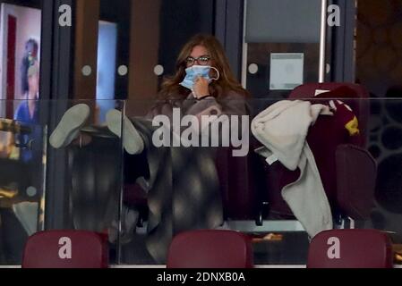 Karren Brady, Vice-chairman of West Ham United watches on - West Ham United v Crystal Palace, Premier League, London Stadium, London, UK - 16th December 2020  Editorial Use Only - DataCo restrictions apply Stock Photo