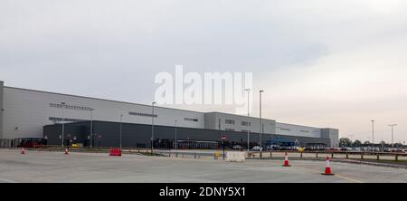 Il nuovo Centro di adempimento Amazon a Symmetry Park a Darlington, Inghilterra, Regno Unito Foto Stock