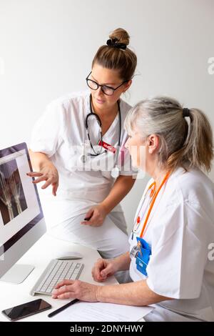 Dottori in carica Foto Stock