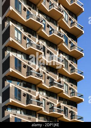 Granville Tower, progettato da Seymour Goldstein Foto Stock