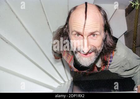 Ex pop star Arthur Brown, a casa di Lewes Foto Stock