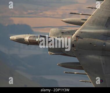 RAF Harrier livello basso Foto Stock