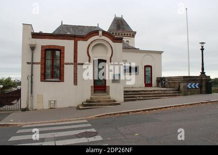 jules verne casa a nantes in francia Foto Stock