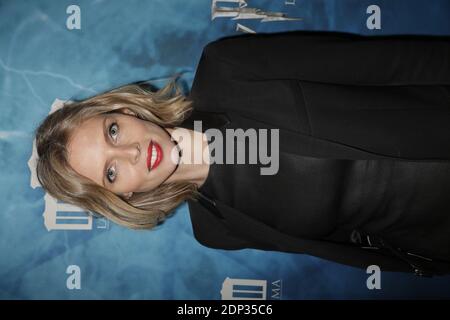 Sylvie Tellier arriva all'anteprima della mostra di Harry Potter tenuta il 2 aprile 2015 a la Cite Du Cinema a Saint Denis, vicino a Parigi, Francia. Foto di Jerome Domine/ABACAPRESS.COM Foto Stock