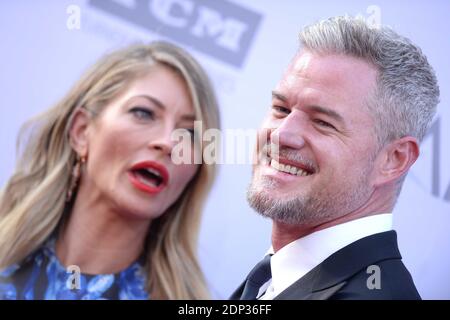 Eric Dane e Rebecca Gayheart partecipano al 2015 AFI Life Achievement Award Gala Tribute in onore di Steve Martin al Dolby Theatre il 4 giugno 2015 a Los Angeles, California, USA. Foto di Lionel Hahn/ABACAPRESS.COM Foto Stock