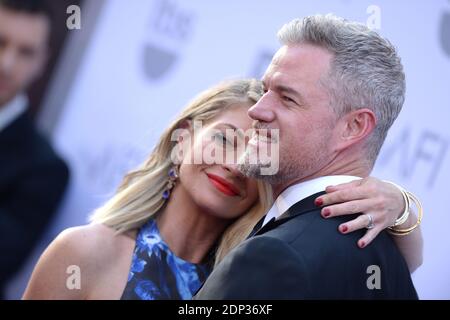 Eric Dane e Rebecca Gayheart partecipano al 2015 AFI Life Achievement Award Gala Tribute in onore di Steve Martin al Dolby Theatre il 4 giugno 2015 a Los Angeles, California, USA. Foto di Lionel Hahn/ABACAPRESS.COM Foto Stock