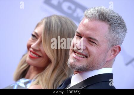 Eric Dane e Rebecca Gayheart partecipano al 2015 AFI Life Achievement Award Gala Tribute in onore di Steve Martin al Dolby Theatre il 4 giugno 2015 a Los Angeles, California, USA. Foto di Lionel Hahn/ABACAPRESS.COM Foto Stock