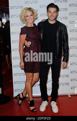 Esclusivo. Katrina Patchett e il ragazzo che parteciperanno alla prima "tutto sarà bene" al Gaumont Opera Capucines di Parigi, Francia, il 04 aprile 2015. Foto di Aurore Marechal/ABACAPRESS.COM Foto Stock