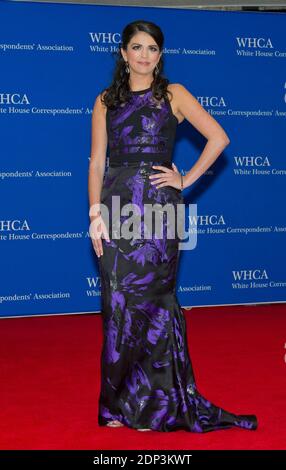 Cecily strong arriva per la cena annuale 2015 della White House Corinterpelled Association al Washington Hilton Hotel di Washington, D, USA, sabato 25 aprile 2015. Foto di Ron Sachs/CNP/ABACAPRESS.COM Foto Stock