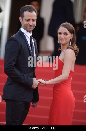 Natalie Portman e Benjamin Millepied partecipano alla cerimonia di apertura e alla proiezione di 'la Tete Haute' al 68° Festival del Cinema di Cannes il 13 maggio 2015 a Cannes, Francia. Foto di Lionel Hahn/ABACAPRESS.COM Foto Stock