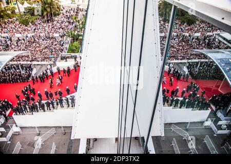 Illustrazione della cerimonia di apertura e premiere di 'la Tete Haute' durante il 68° Festival annuale del Cinema di Cannes, a Cannes, in Francia, il 13 maggio 2015. Foto di Guillaume Collet/piscina/ABACAPRESS.COM Foto Stock