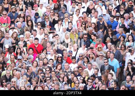 Public attends the opening ceremony and premiere of 'La Tete Haute' during the 68th annual Cannes Film Festival, in Cannes, France on May 13, 2015. Photo by Guillaume Collet/Pool/ABACAPRESS.COM Stock Photo