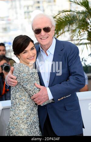 Rachel Weisz e Michael Caine in posa alla fotocellula per il film Youth come parte del 68° Festival di Cannes, in Francia, il 20 maggio 2015. Foto di Nicolas Briquet/ABACAPRESS.COM Foto Stock