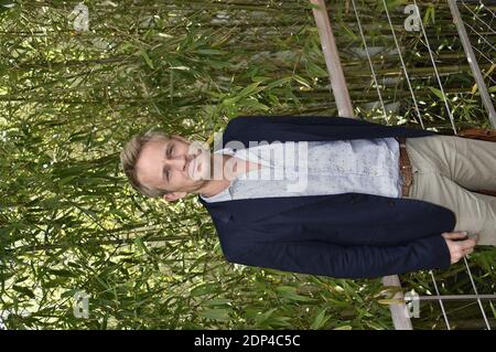 Jeremy Renier posa au Village lors de l'Edition 2015 du tournoi de tennis de Roland Garros a Parigi, Francia, le 30 mai 2015, Foto di Nicolas Gouhier/ABACAPRESS.COM Foto Stock