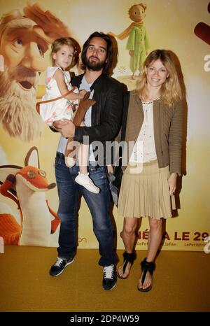 Exclusif - Dimitri Rassam et sa femme Masha Rassam, avec leur fille assistent a l'avant-premiere du film Le Petit Prince au Rex a Paris, France, le 21 juin 2015. Photo by Jerome Domine/ABACAPRESS.COM Stock Photo