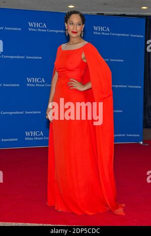 Tracee Ellis Ross arriva per la cena annuale 2015 della White House Correspelled Association al Washington Hilton Hotel di Washington, DC, USA, sabato 25 aprile 2015. Foto di Ron Sachs/CNP/ABACAPRESS.COM Foto Stock