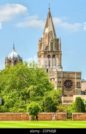 Christchurch Cathedral Oxford, Oxfordshire, Inghilterra, Regno Unito Foto Stock