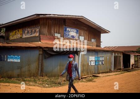 LAOS - AMBIENTE - 4000 Ritratto DELL'ISOLA del territorio delle 4000 isole (si Phan Don), nell'estremo sud del Laos, dove si trova la famosa diga di Don Sahong Foto Stock