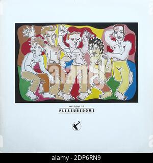 Frankie va a Hollywood - Benvenuti al Pleasuredome - Bang, Island 302 419-977 - copertina di album in vinile d'epoca Foto Stock