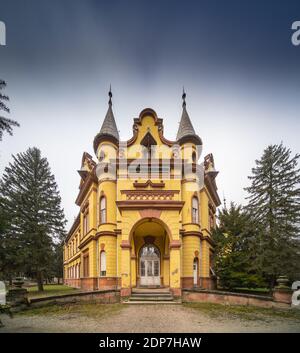 Castello Pallavicini a Mundos, Ungheria Foto Stock