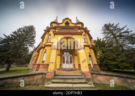 Castello Pallavicini a Mundos, Ungheria Foto Stock