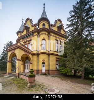 Castello Pallavicini a Mundos, Ungheria Foto Stock